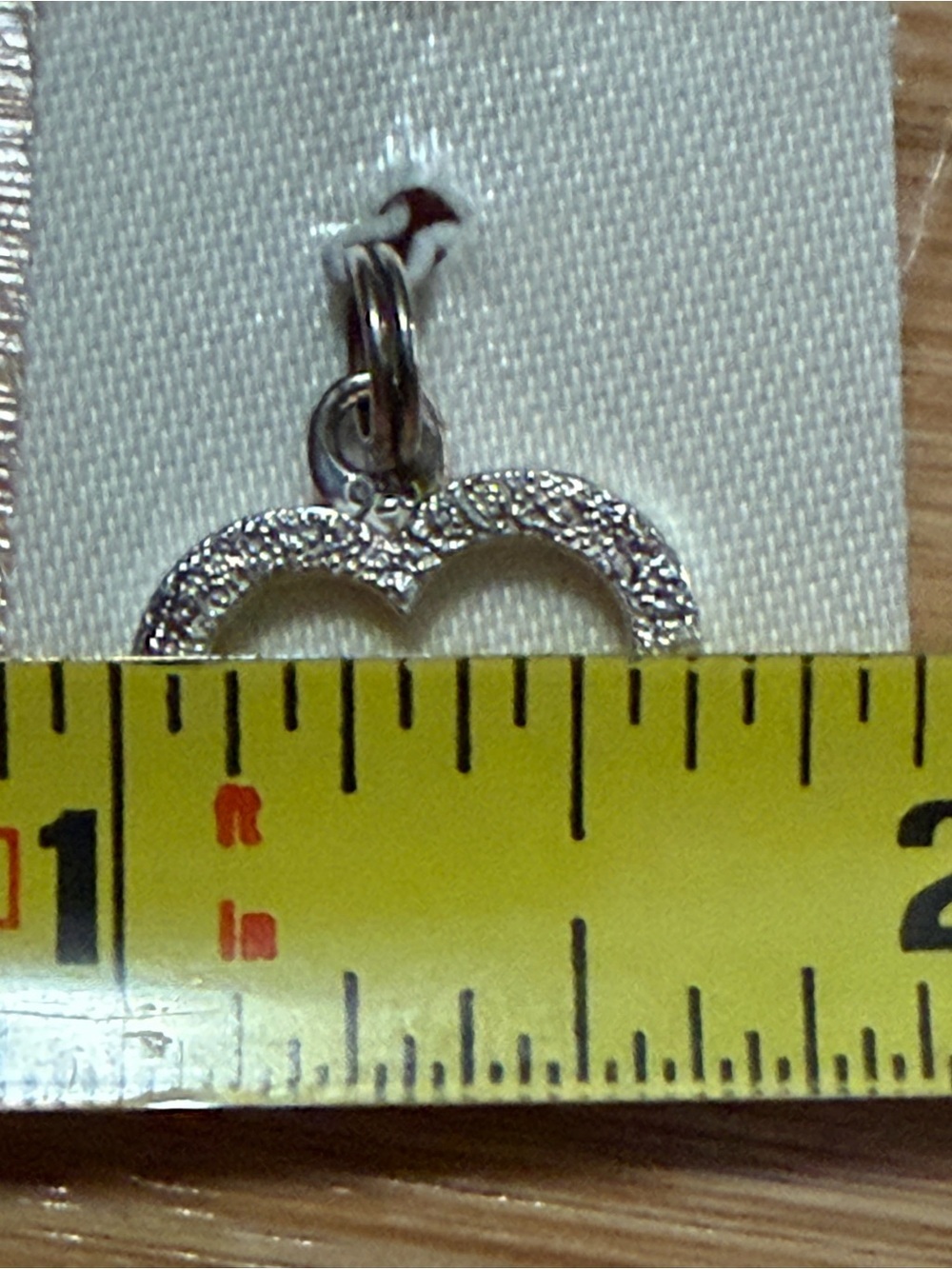 VTG NEW Sterling Silver Heart Pendant Charm Signed 925 and SINC. Rare piece! - Picture 4 of 4